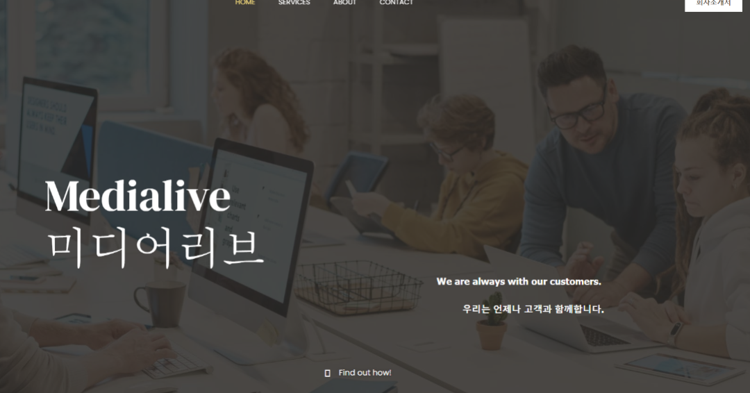 홈페이지시안